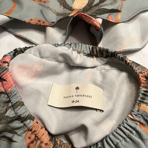 Baby girl popelin dress with bloomers - Picture 8 of 8